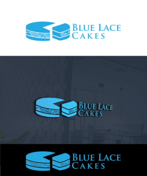 Logo-Design von joliau für Blue Lace Cakes | Design: #15773428