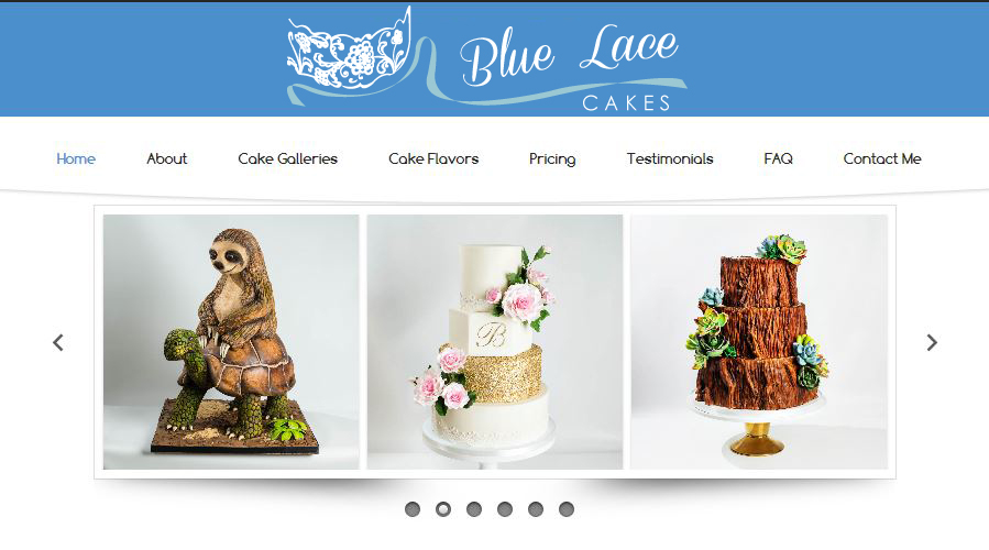 Logo Design by T2Dezign for Blue Lace Cakes | Design #15725588