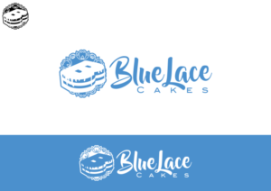 Logo-Design von Amduat Design für Blue Lace Cakes | Design: #15694779