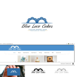 Design de Logo par DesignMX (Renan Mejia) pour Blue Lace Cakes | Design : #15695758