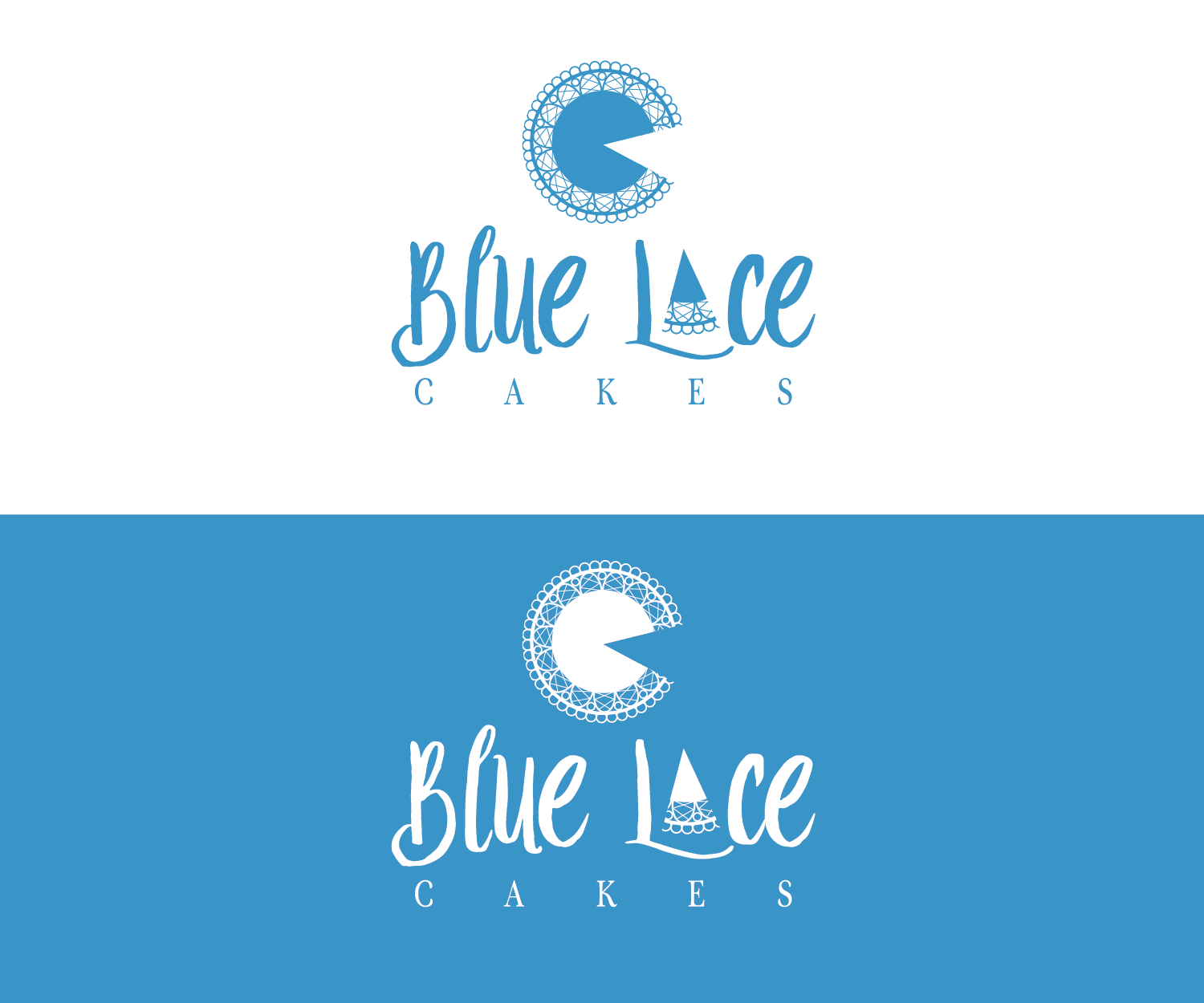 Diseño de Logo por Ai para Blue Lace Cakes | Diseño #15796332
