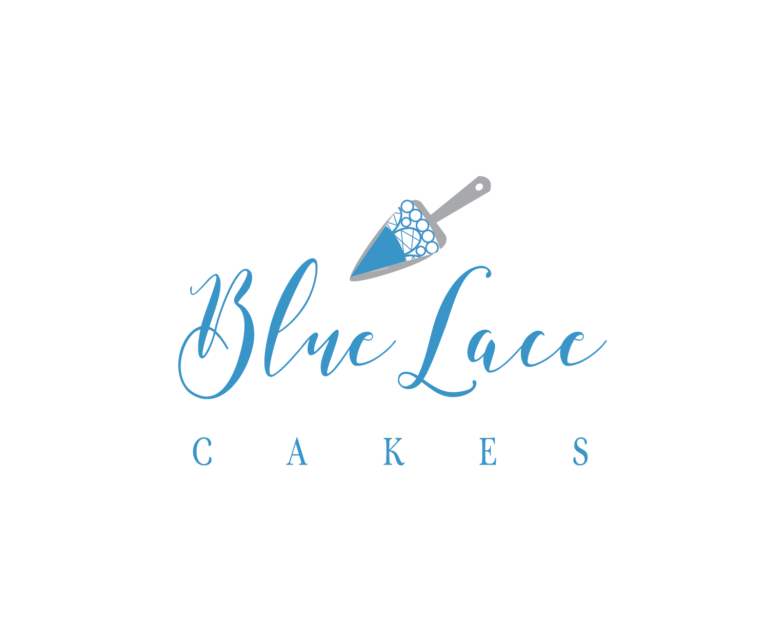 Logo Design by Ai for Blue Lace Cakes | Design #15796946