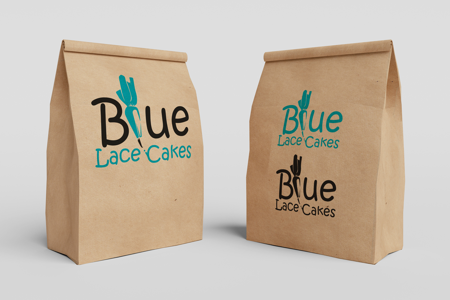 Diseño de Logo por R.Bello para Blue Lace Cakes | Diseño #15783542