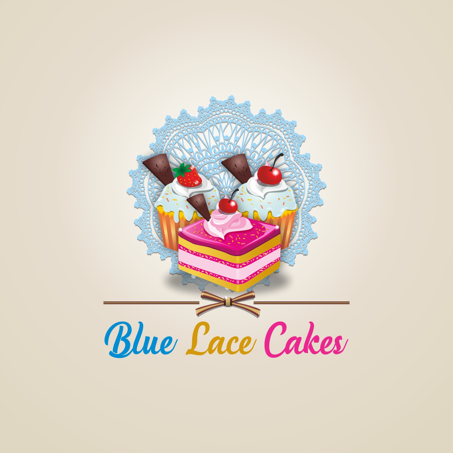 Logo-Design von desingman für Blue Lace Cakes | Design #15774941