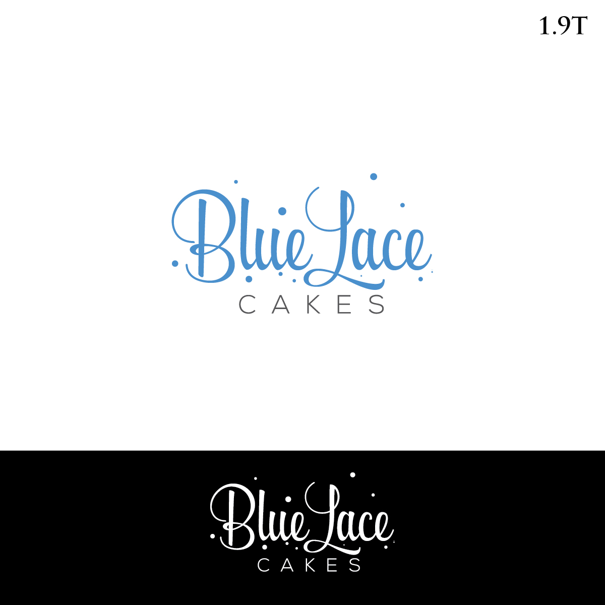 Logo-Design von Esolbiz für Blue Lace Cakes | Design: #15887452
