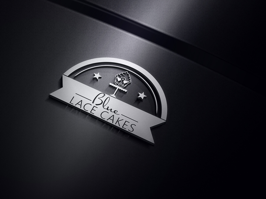 Logo Design by Top king  designer for Blue Lace Cakes | Design #15699597