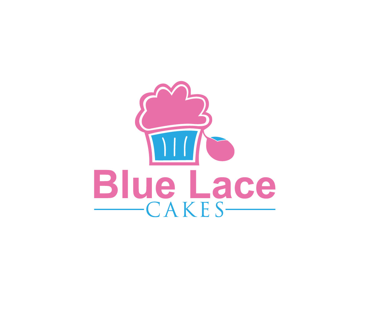 Diseño de Logo por Onetouch110 para Blue Lace Cakes | Diseño #15705469