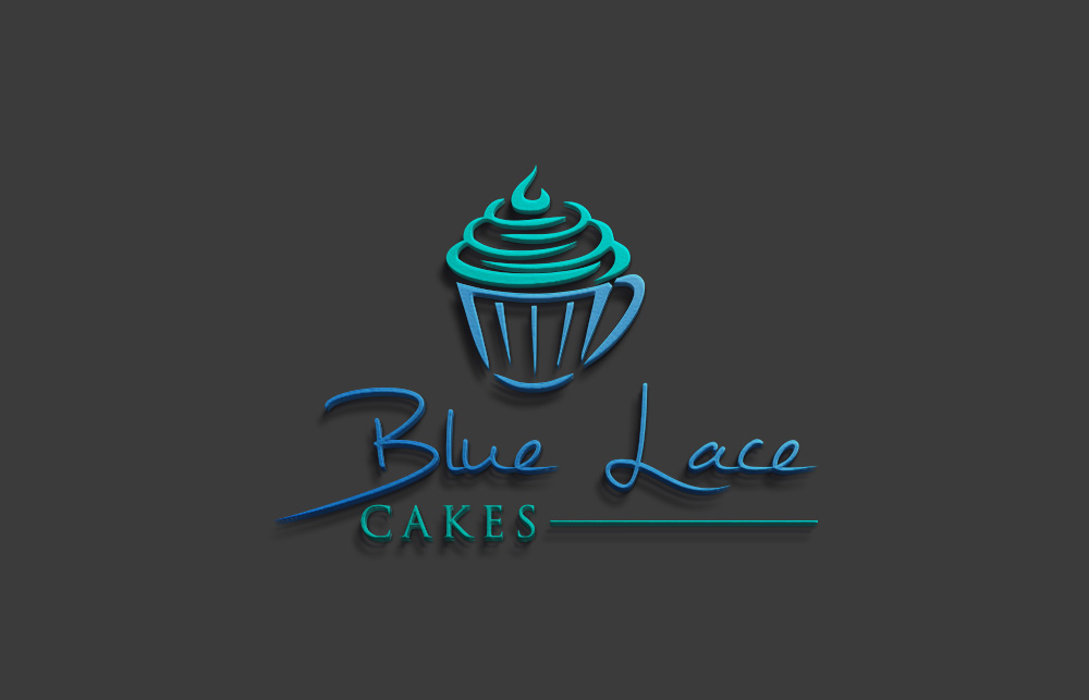 Design de Logo par IconicEcho pour Blue Lace Cakes | Design #15697822