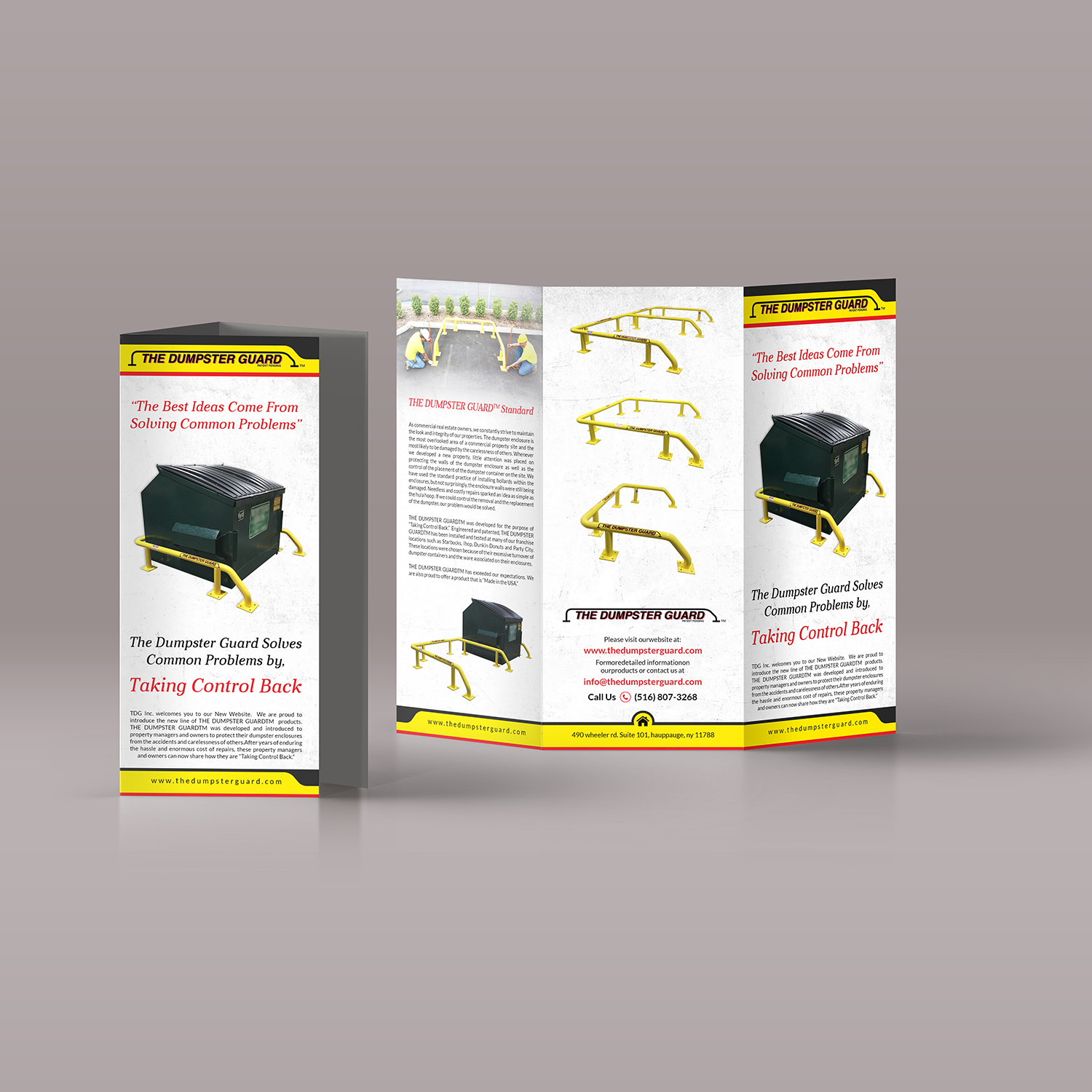 Diseño de Brochure por debdesign para The Dumpster Guard Inc. | Diseño #15689051