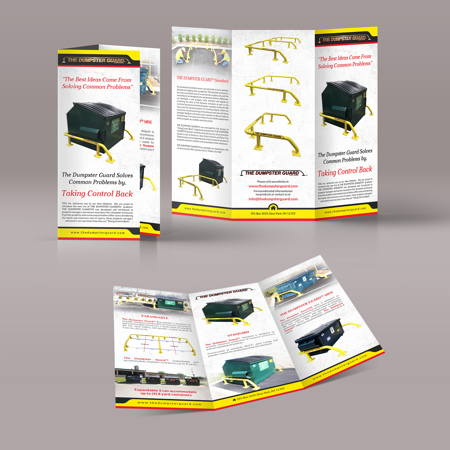Brochure Design by debdesign for The Dumpster Guard Inc. | Design #15700749