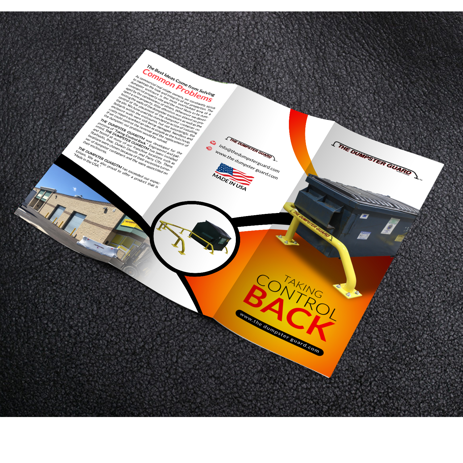 Design de Brochure par creative.bugs pour The Dumpster Guard Inc. | Design #15694334