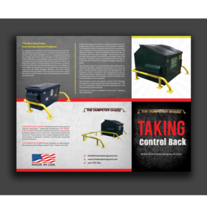 Brochure Design by creative.bugs for The Dumpster Guard Inc. | Design: #15706242