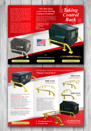 Brochure Design by ecorokerz for The Dumpster Guard Inc. | Design: #15688968
