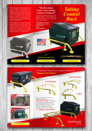 Brochure Design by ecorokerz for The Dumpster Guard Inc. | Design: #15711984