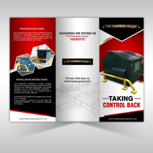 Brochure Design by SD WEBCREATION for The Dumpster Guard Inc. | Design #15698234