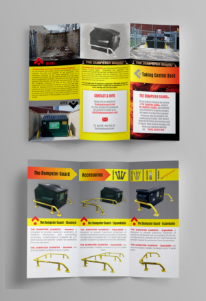 Brochure Design by Imviktoriia for The Dumpster Guard Inc. | Design #15725636