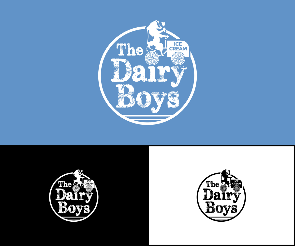 Logo Design by MoonFeather for The Dairy Boys | Design #15706344