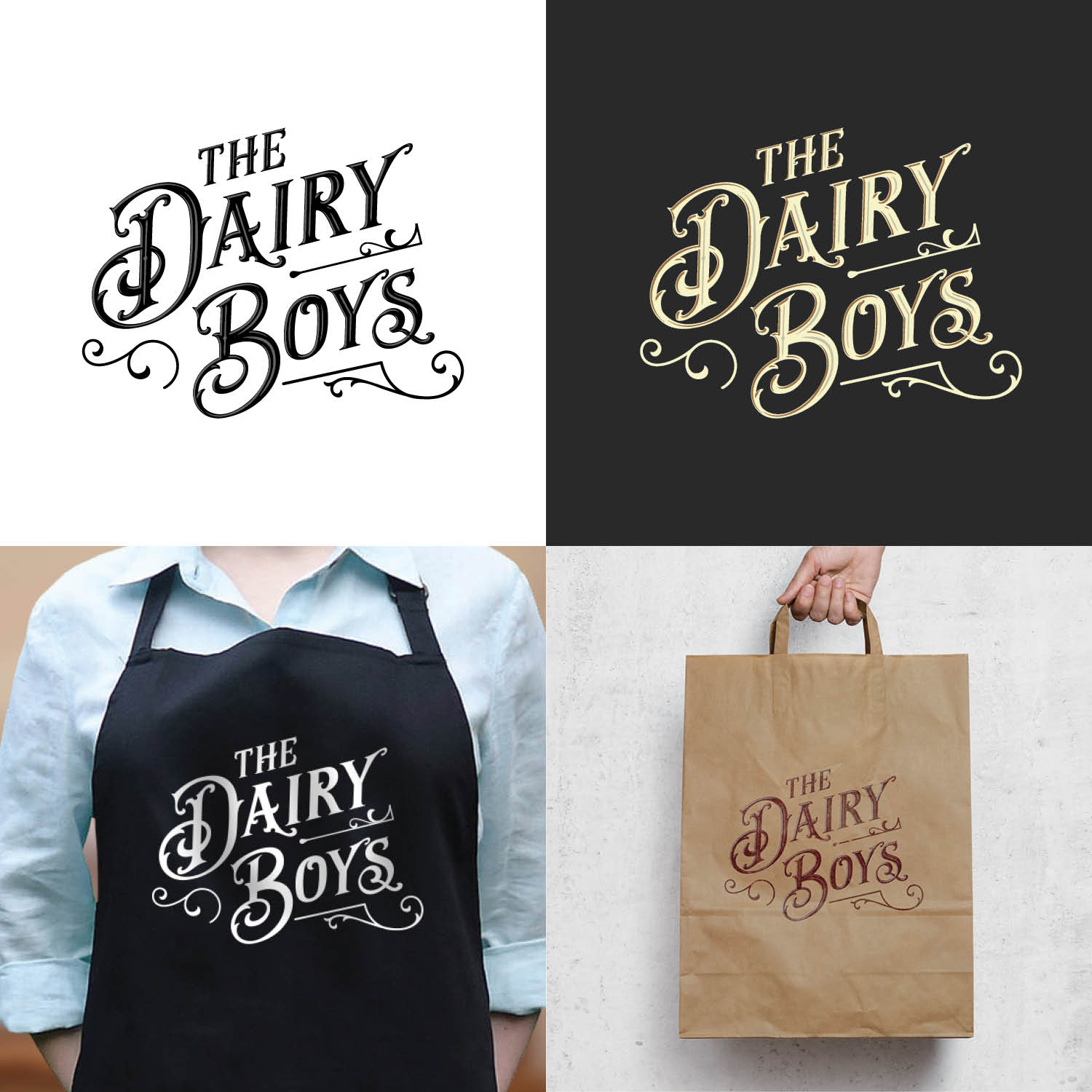Logo Design by GLOW creative for The Dairy Boys | Design #15698058