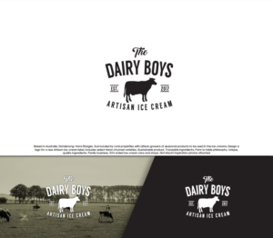Logo Design by GBDESIGN for The Dairy Boys | Design: #15834825