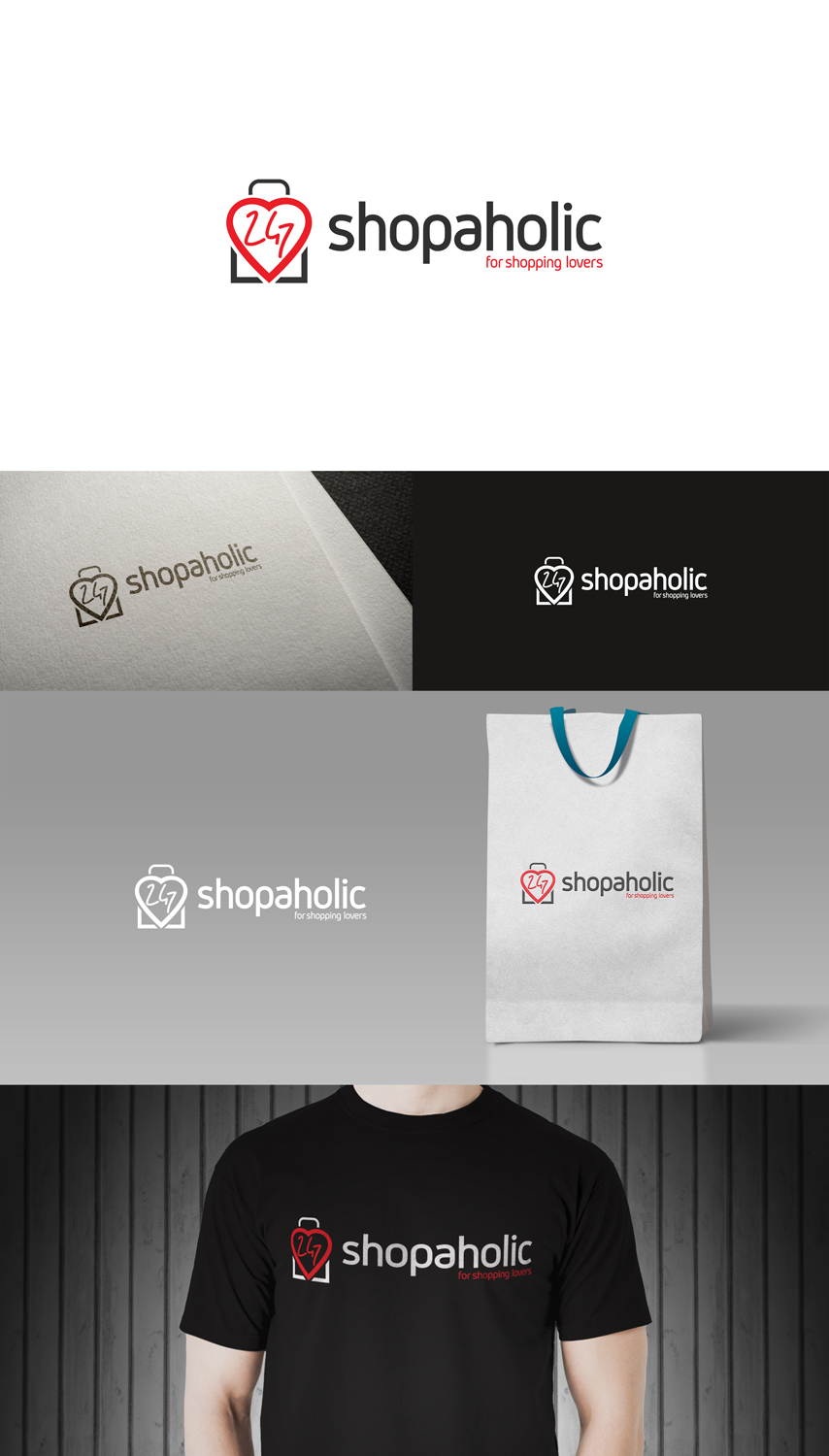 Diseño de Logo por ideaz2050 para 247 Shopaholic | Diseño #15687523