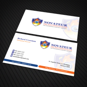 Design de Carte de Visite par Sandaruwan pour Novateur Fire Solutions | Design #15697686