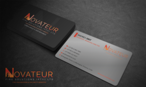 Business Card Design by Riz' for Novateur Fire Solutions | Design: #15708063
