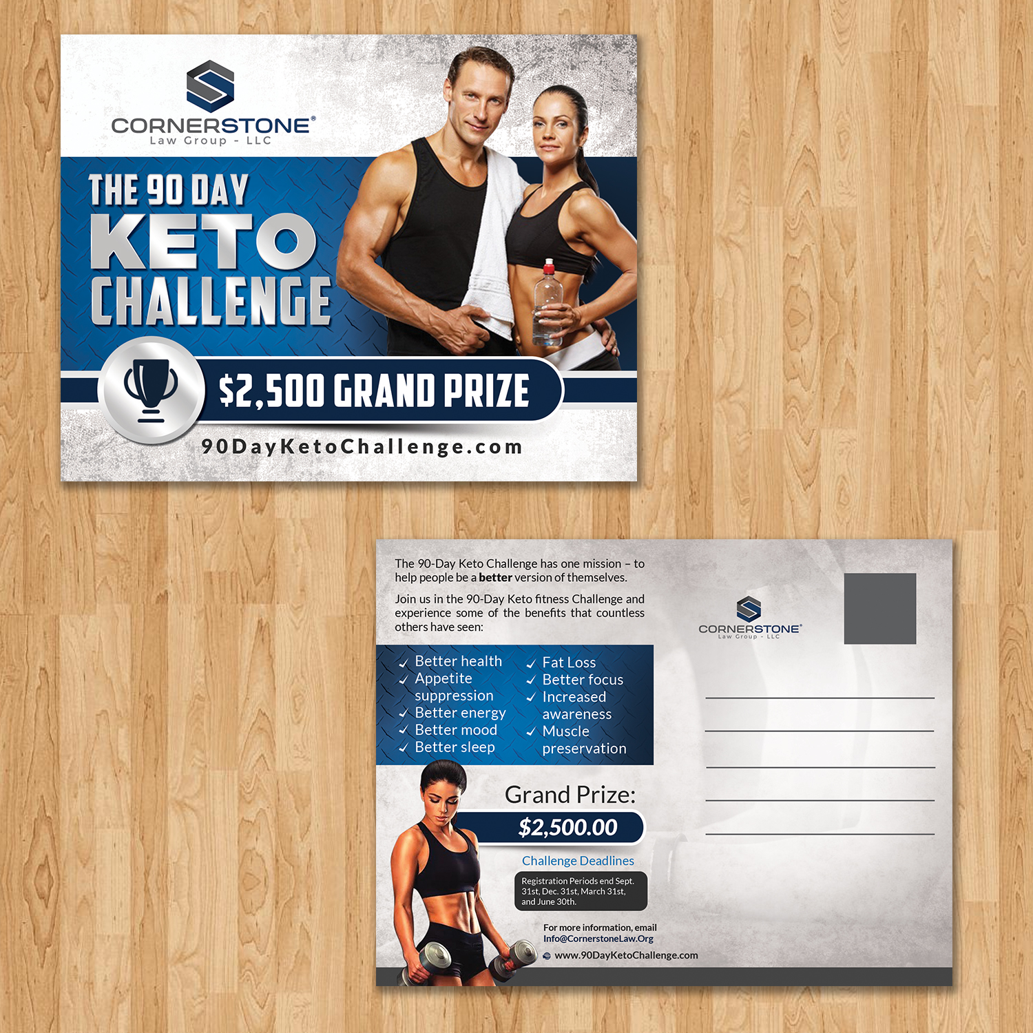 Design de Carte Postale par creative.bugs pour CORNERSTONE LAW GROUP | Design #15728382