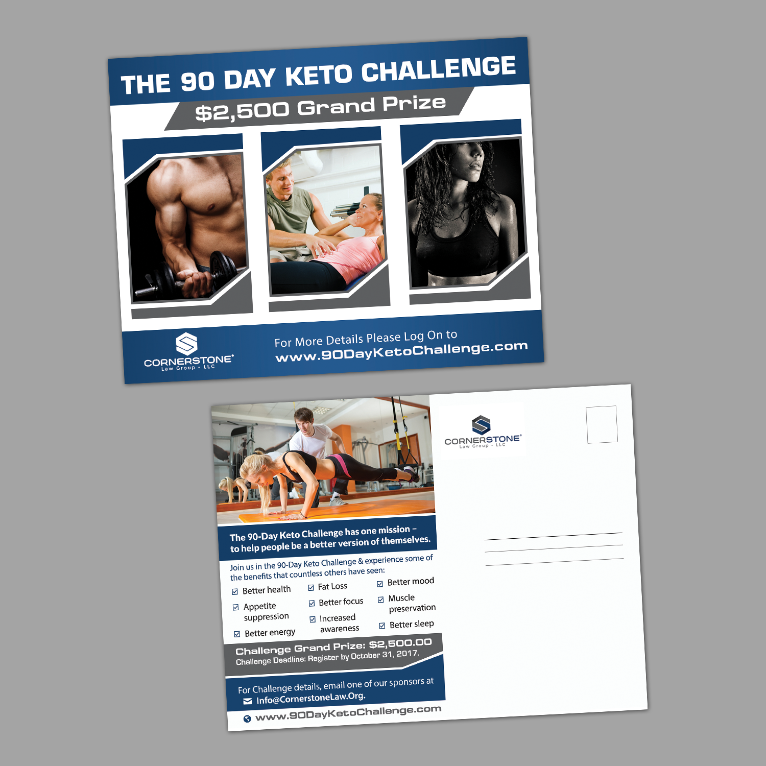 Postkarten-Design von aspiremedia für CORNERSTONE LAW GROUP | Design #15716055