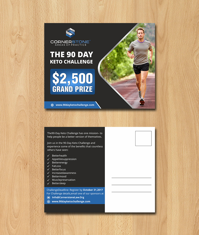 Postkarten-Design von ecorokerz für CORNERSTONE LAW GROUP | Design #15699601