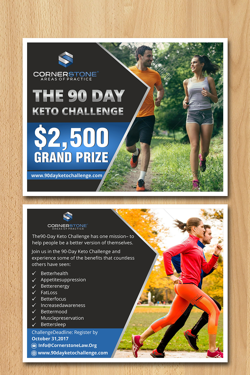 Postkarten-Design von ecorokerz für CORNERSTONE LAW GROUP | Design #15717057