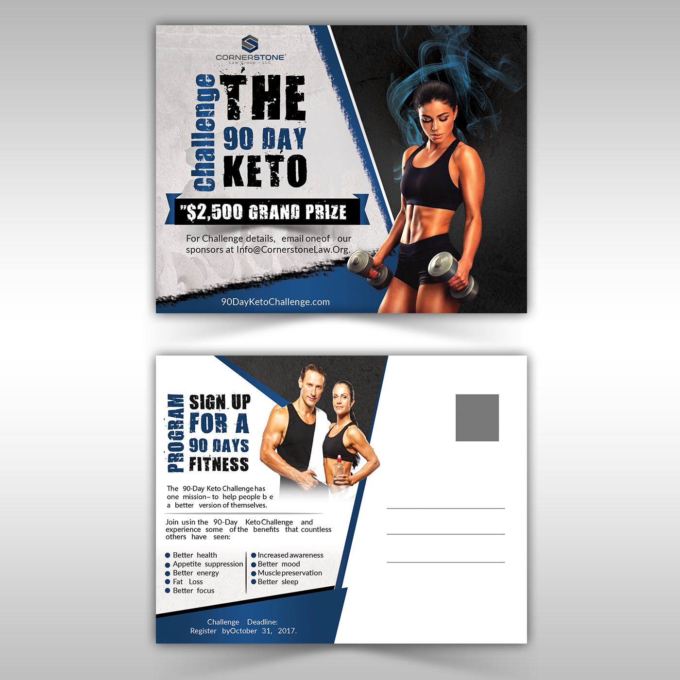 Postkarten-Design von SAI DESIGNS für CORNERSTONE LAW GROUP | Design #15704196