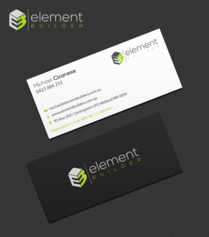 Business Card Design by Riz' for Element Builders | Design: #15705060