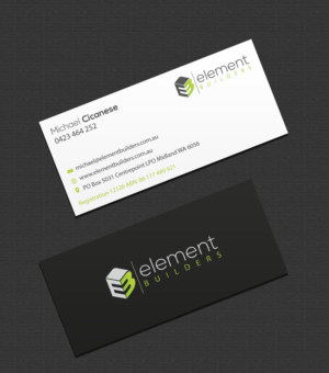 Business Card Design by Riz' for Element Builders | Design: #15816608