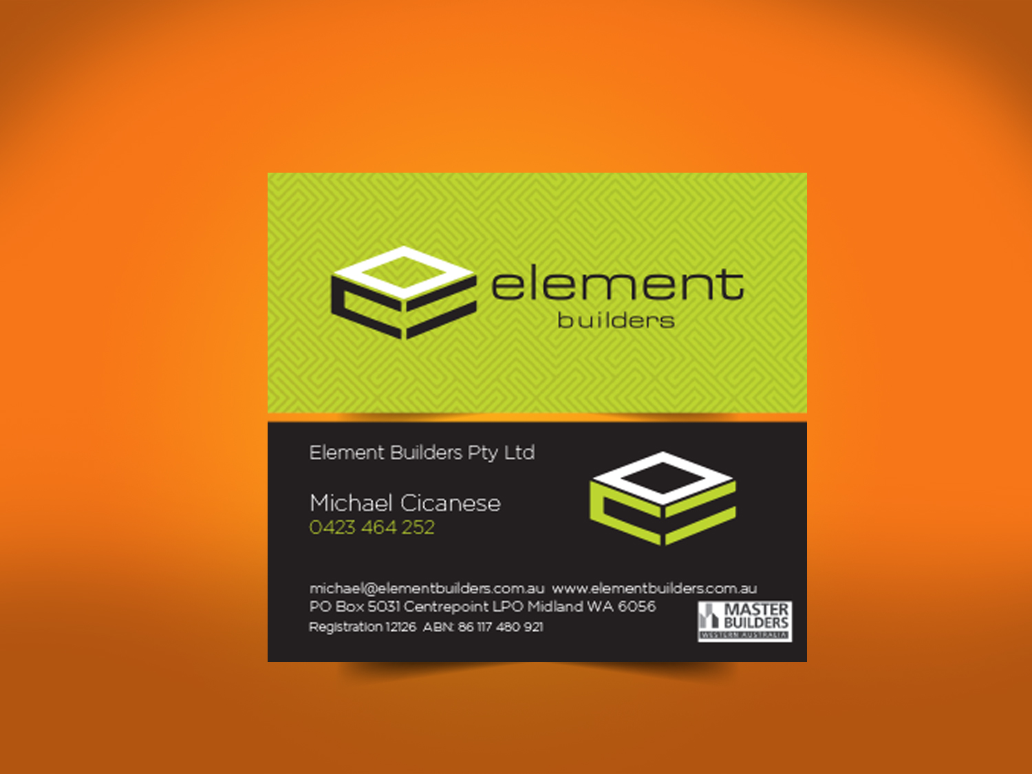 Business Card Design by Priyo Subarkah for Element Builders | Design #15719363