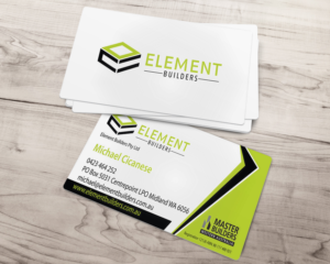 Visitenkarten-Design von Impressive Solutions für Element Builders | Design: #15703524