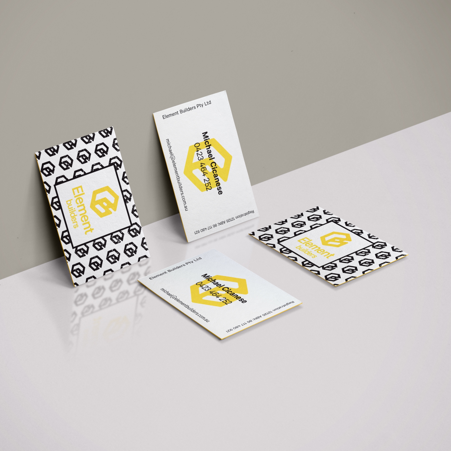 Business Card Design by MarinaCrudo for Element Builders | Design #15802332