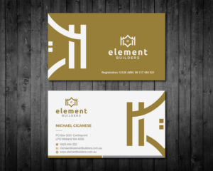 Business Card Design by OxonoArt for Element Builders | Design: #15790880