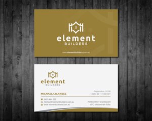 Business Card Design by OxonoArt for Element Builders | Design: #15790923