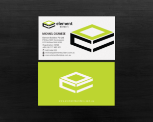 Business Card Design by chandrayaan.creative for Element Builders | Design: #15703601