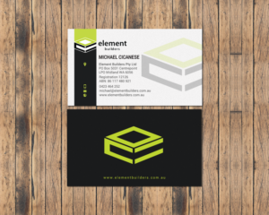 Business Card Design by chandrayaan.creative for Element Builders | Design: #15703621