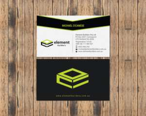 Business Card Design by chandrayaan.creative for Element Builders | Design: #15706392