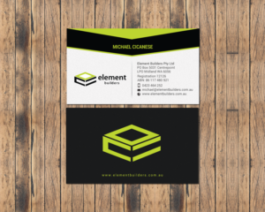 Business Card Design by chandrayaan.creative for Element Builders | Design: #15706393