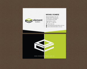 Business Card Design by chandrayaan.creative for Element Builders | Design: #15706898
