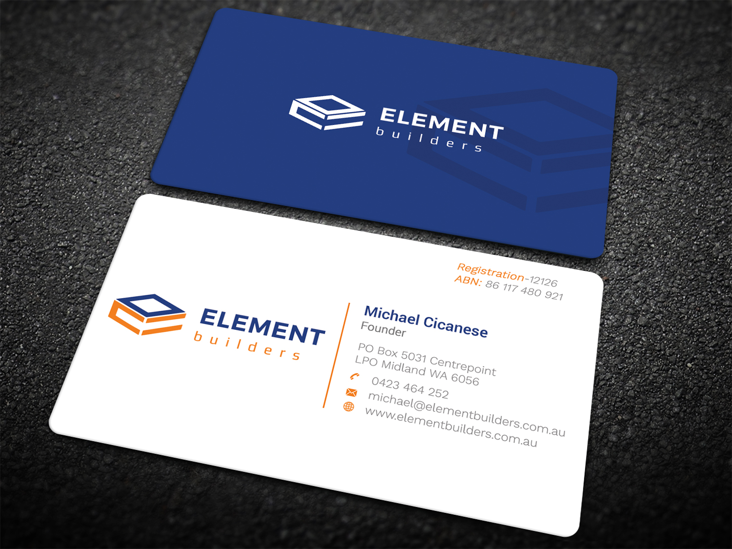 Business Card Design by Graphic Flame for Element Builders | Design #15703903