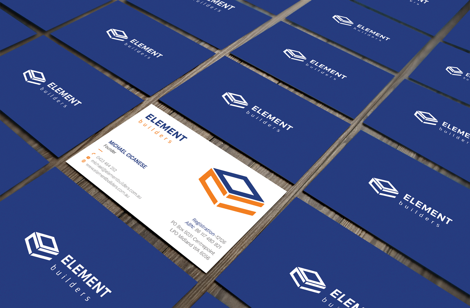 Diseño de Tarjeta de Presentación por Graphic Flame para Element Builders | Diseño #15703916