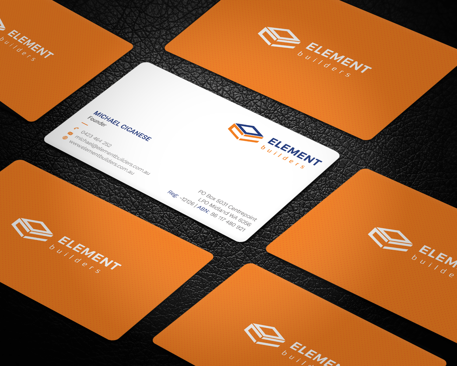 Business Card Design by Graphic Flame for Element Builders | Design #15703931