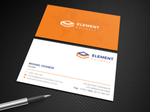 Business Card Design by Graphic Flame for Element Builders | Design: #15703932