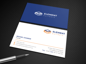 Business Card Design by Graphic Flame for Element Builders | Design: #15703933