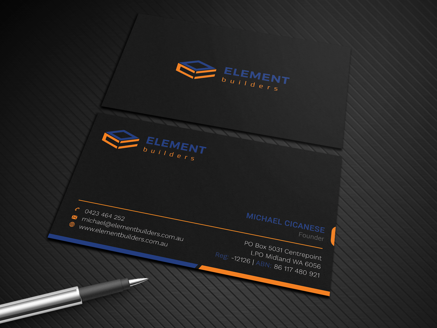 Diseño de Tarjeta de Presentación por Graphic Flame para Element Builders | Diseño #15703976