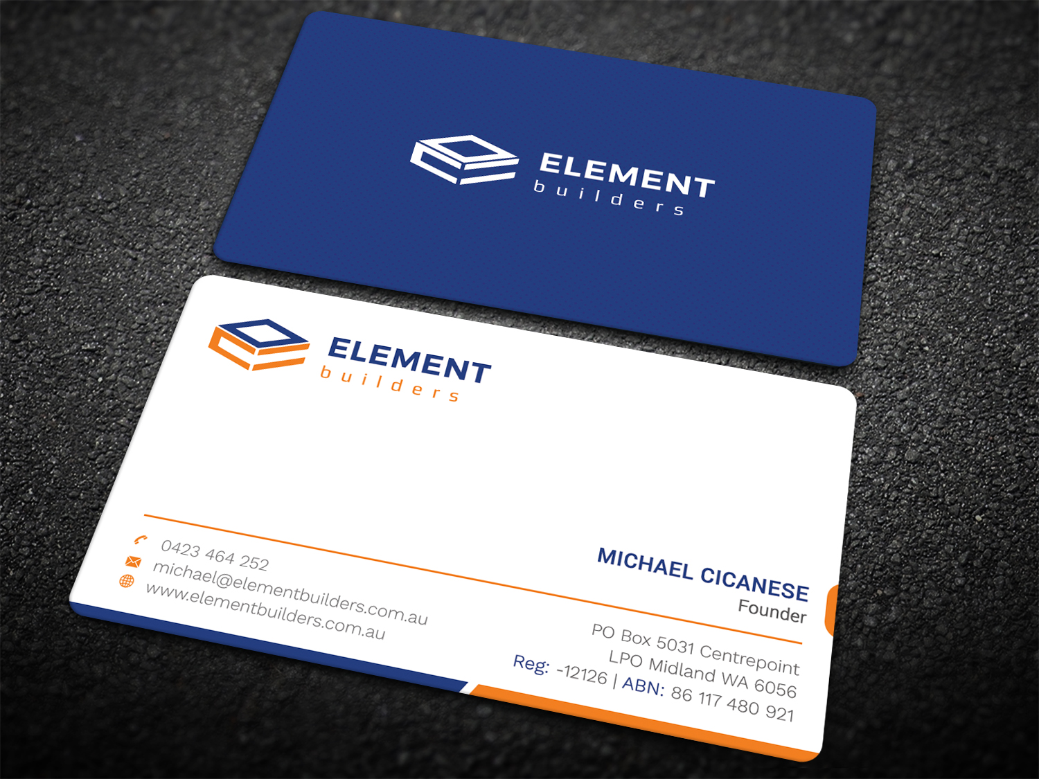 Business Card Design by Graphic Flame for Element Builders | Design #15703977